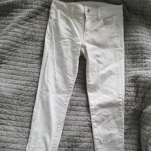 White Jeggings American Eagle, Size 4 Short